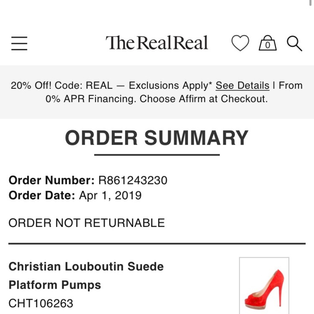 Christian Louboutin Red Pumps - Picture 6 of 6